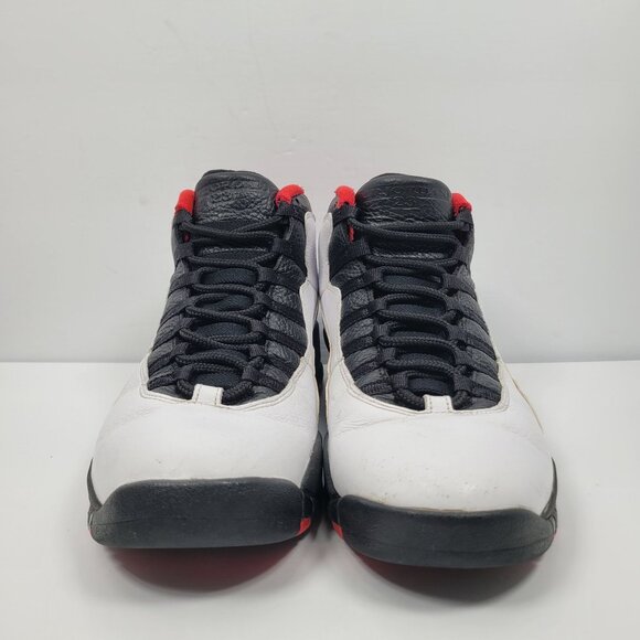 Air Jordan Retro 10 Men's White Black Basketball Sneakers 310805-102 US Size 10 - Picture 3 of 12